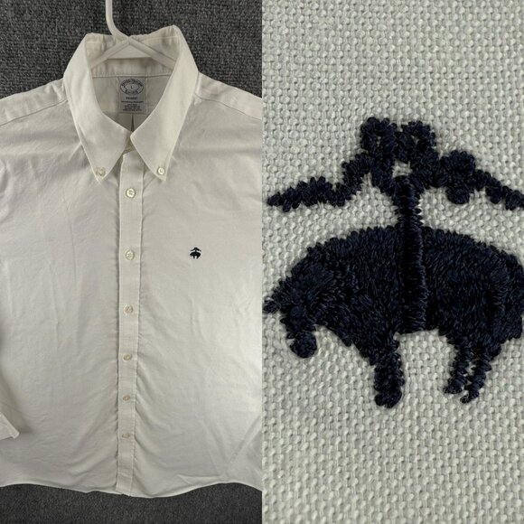 Brooks Brothers Other - Brooks Brothers Oxford Non-Iron Regent Button-Down OCBD Large All Cotton White